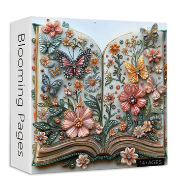 Pagine fiorite puzzle puzzle 1000 pezzi